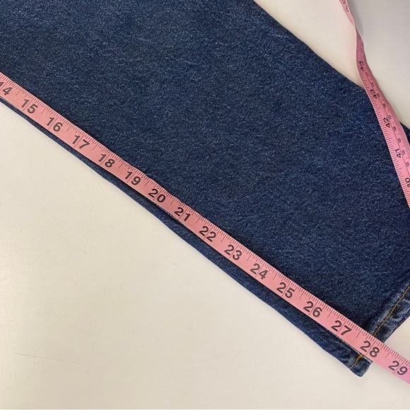 AGOLDE || Riley Long High Rise Straight Leg Stretch Jeans Divided 30 - Picture 9 of 9